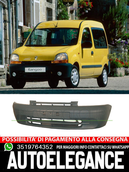 Prasco Bumper FRONT-BLACK For Renault Kangoo 7701694499 