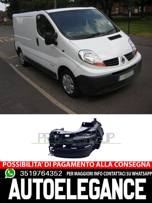Staffa Supporto Paraurti Prasco Anteriore Sx Sinistro Per Nissan Primastar Opel
