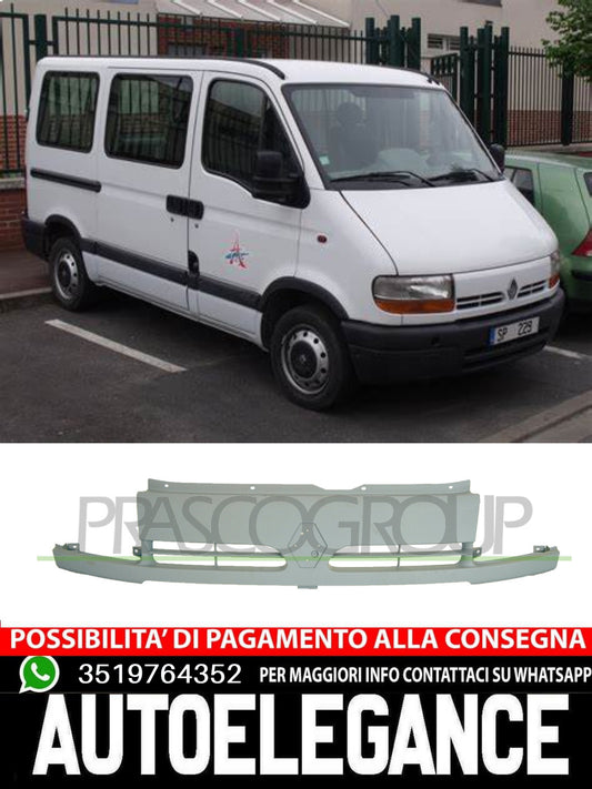 Griglia Radiatore Anteriore CON PRIMER Prasco Per Renault Master 7701470810