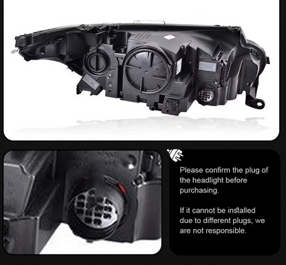 ART. 1862 FARI ANTERIORI RANGE ROVER SPORT L494 2014-2017 LOOK LIFT FULL LED