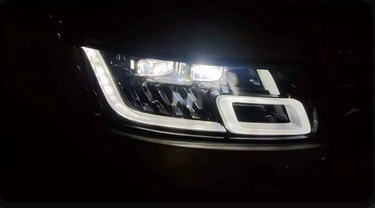 ART. 1862 FARI ANTERIORI RANGE ROVER SPORT L494 2014-2017 LOOK LIFT FULL LED
