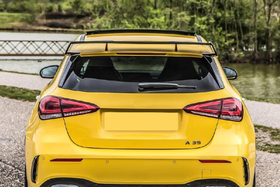 🔥SPOILER NERO LUCIDO adatto PER Mercedes A class W177 2018+ Hatchback🔥