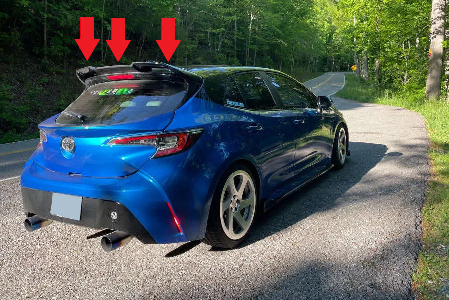 🔥SPOILER ADATTO PER Toyota Corolla 2018+🔥