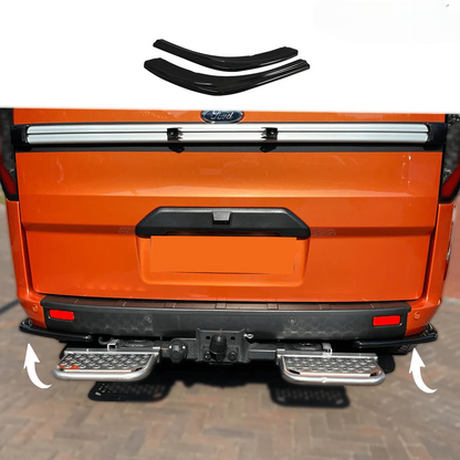 Splitter Laterali Posteriori adatto per FORD Transit Custom MK1 Facelift 2018+