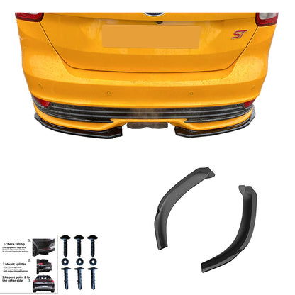 🔥Flap posteriori adatto per Ford Focus ST Mk3 FL 2015+ - Flap Rear Side, 🔥