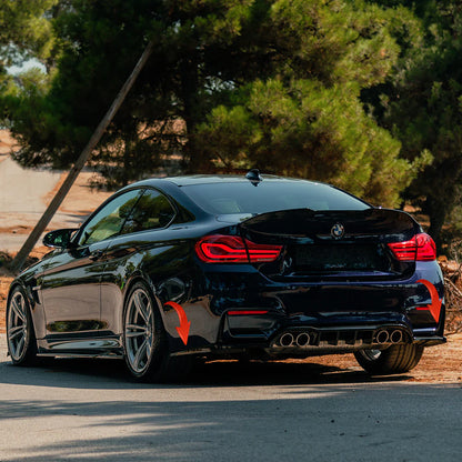 ❄️BMW M4 F82 2014-2021 Rear Side Splitters (2 Pcs) ❄️