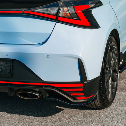 ⭐SPLITTER LATERALE POSTERIORE ADATTO PER HYUNDAI I20 N Mk3 2020+⭐