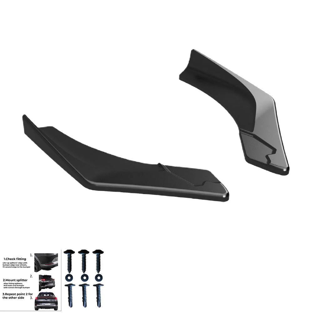 ART.2285🔥FLAP DIFFUSORE PER Serie 1 F40 M-Pack/M135i 2019-2024 NERO LUCIDO🔥