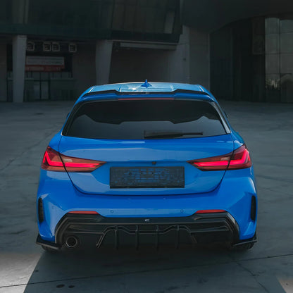 ART.2285🔥FLAP DIFFUSORE PER Serie 1 F40 M-Pack/M135i 2019-2024 NERO LUCIDO🔥