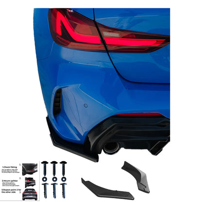 ART.2285🔥FLAP DIFFUSORE PER Serie 1 F40 M-Pack/M135i 2019-2024 NERO LUCIDO🔥