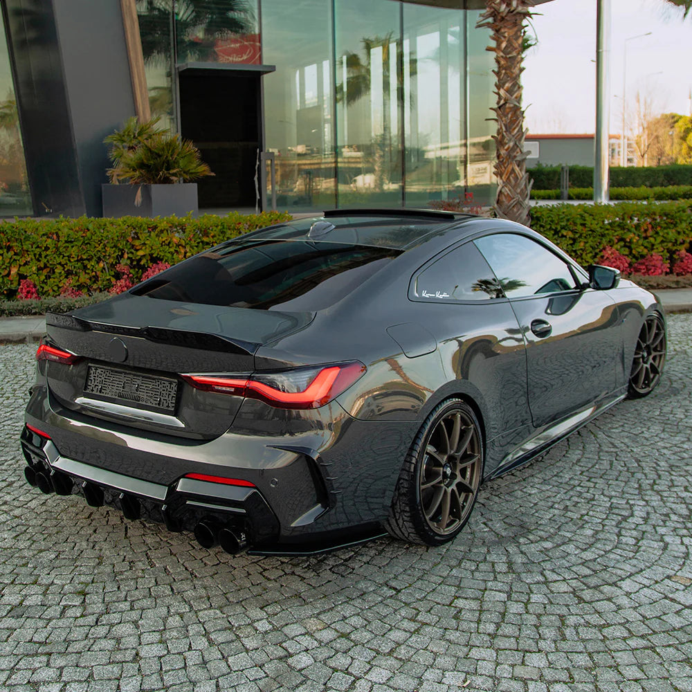 ⭐Rear Side Splitter Suitable for BMW 4 Series Coupe/ G22 M-Pack 20-24⭐ 