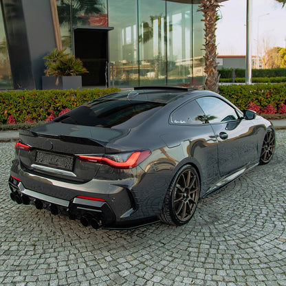 ⭐Rear Side Splitter Suitable for BMW 4 Series Coupe/ G22 M-Pack 20-24⭐ 
