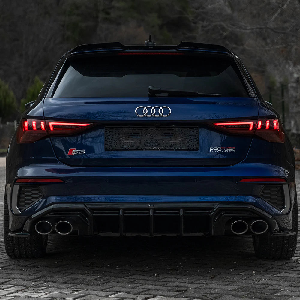 🔥Splitter laterali posterior adatto per AUDI A3 S3 8Y Berlina/Sportback 20-24🔥