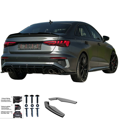 💫ART.3071 Flaps Laterali AUDI S3 / A3 S-Line 8Y ( Sedan ) 2020-2024💫