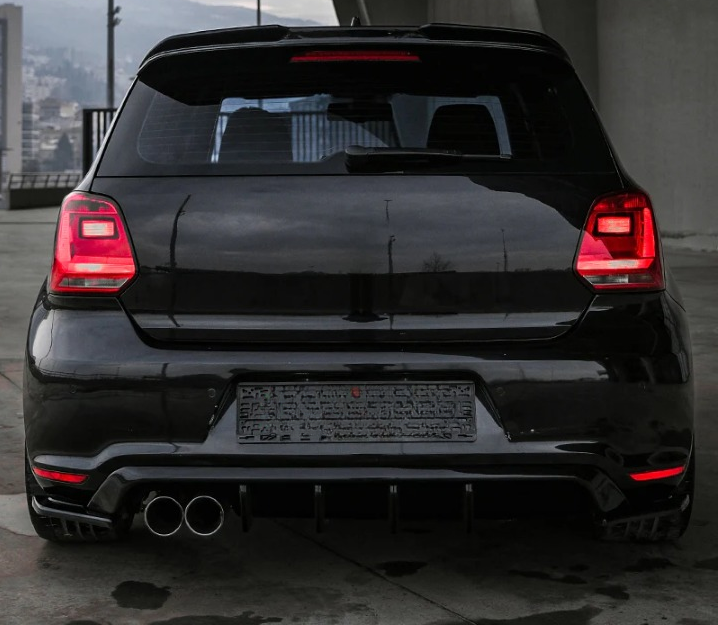 💫ART.7754 Diffusore + Flaps Posteriori per VW Polo GTI Mk5 2009-2014💫