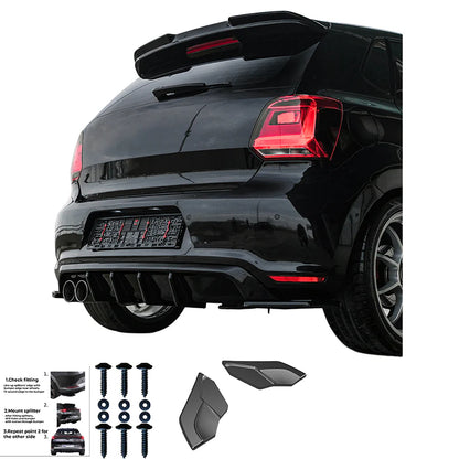 💫ART.7752 Splitter Posteriori per VW Polo GTI Mk5 2009-2014💫