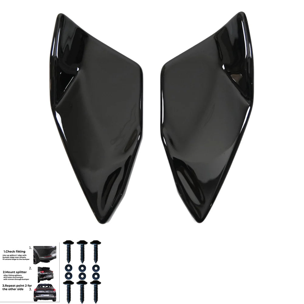💫ART.7363 Flaps Posteriori per VW VOLKSWAGEN Scirocco R Mk3 Facelift 2014-2017💫