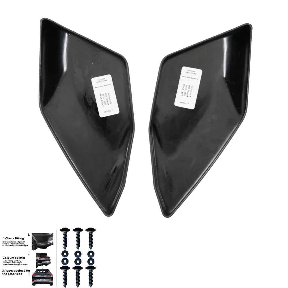 💫ART.7363 Flaps Posteriori per VW VOLKSWAGEN Scirocco R Mk3 Facelift 2014-2017💫
