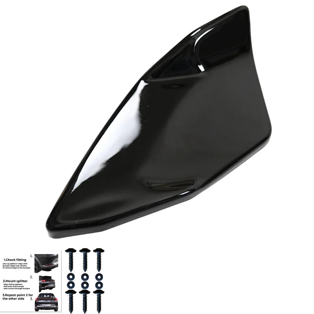 💫ART.7363 Flaps Posteriori per VW VOLKSWAGEN Scirocco R Mk3 Facelift 2014-2017💫