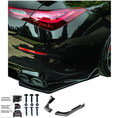 💕Spliter  posteriore  adatto  per MERCEDES CLA35/CLA45 Aero Pack C118 2019-20💕