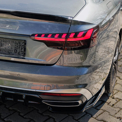 💫ART.9592 Flaps Posteriori Nero Lucido - AUDI A4 S-Line B9 Facelift 2019-2024💫
