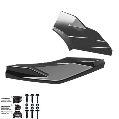 💫ART.10055 Flaps per AUDI Q3 S-Line Sportback F3 2019-2025 Nero Lucido💫