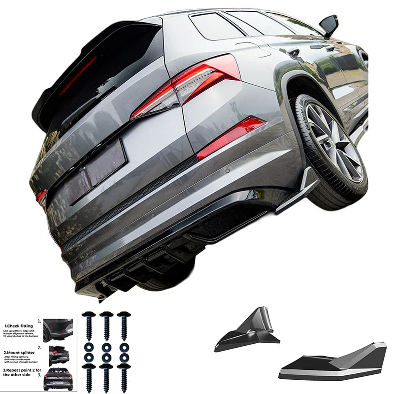 💫ART.10162 Flaps Posteriori per SKODA Kodiaq Sportline MK1 Pre/Facelift 2021-2023💫