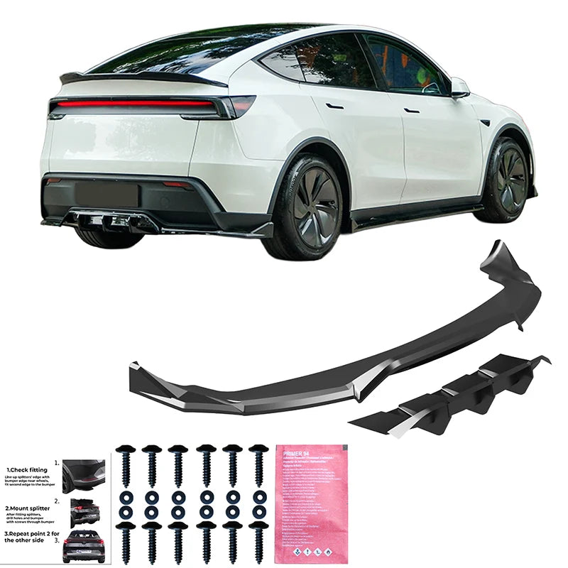 💫ART.10300 Sotto Paraurti Posteriore - TESLA Model Y MK1 Facelift 2025+💫
