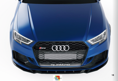 💕Spliter  anteriore  Audi RS3 8V Sportback facelift (2017- 2020)💕
