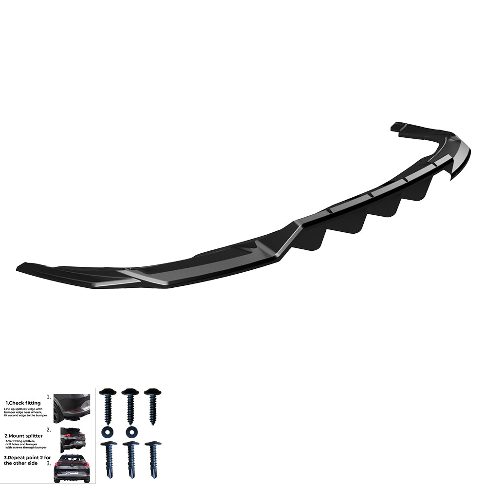 💕ART.10248 SPLITTER POSTERIORI AUDI Q5  2020-2024 del SUV S-Line Mk2 2020-202💕