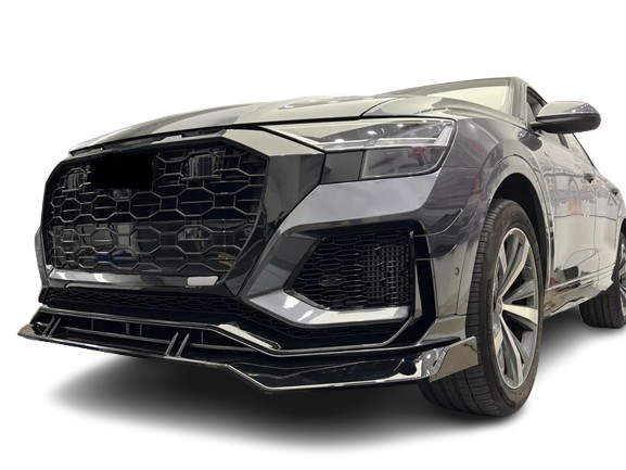 💫ART.4394 Splitter (Nero lucido) adatto per Audi Q8 2018-2023 look S-Line💫