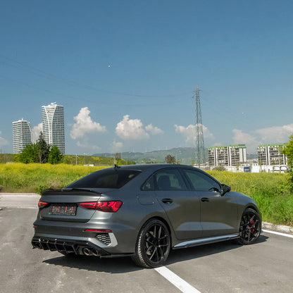 💫ART.1906 DIFFUSORE A3 8Y 2020+ SLINE S3 BERLINA + SPORTBACK NERO LUCIDO💫