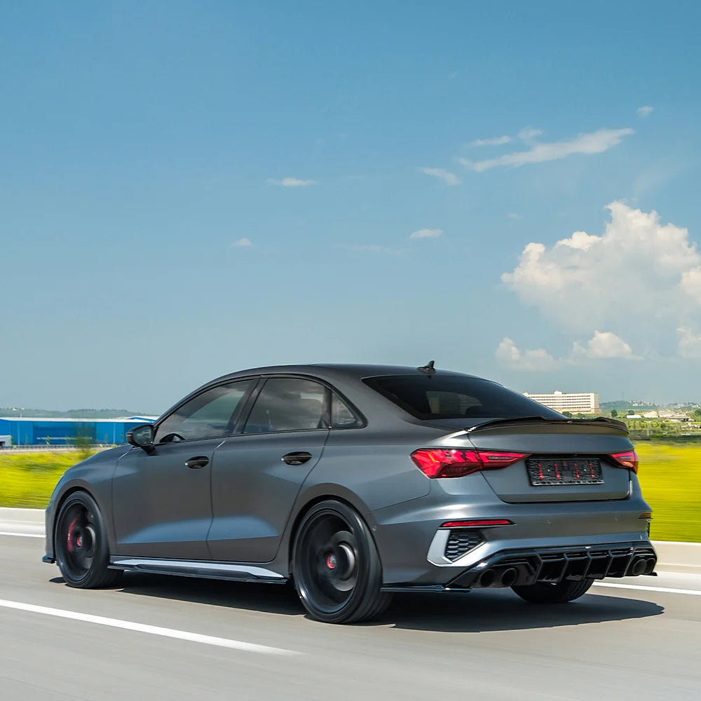 💫ART.1906 DIFFUSORE A3 8Y 2020+ SLINE S3 BERLINA + SPORTBACK NERO LUCIDO💫