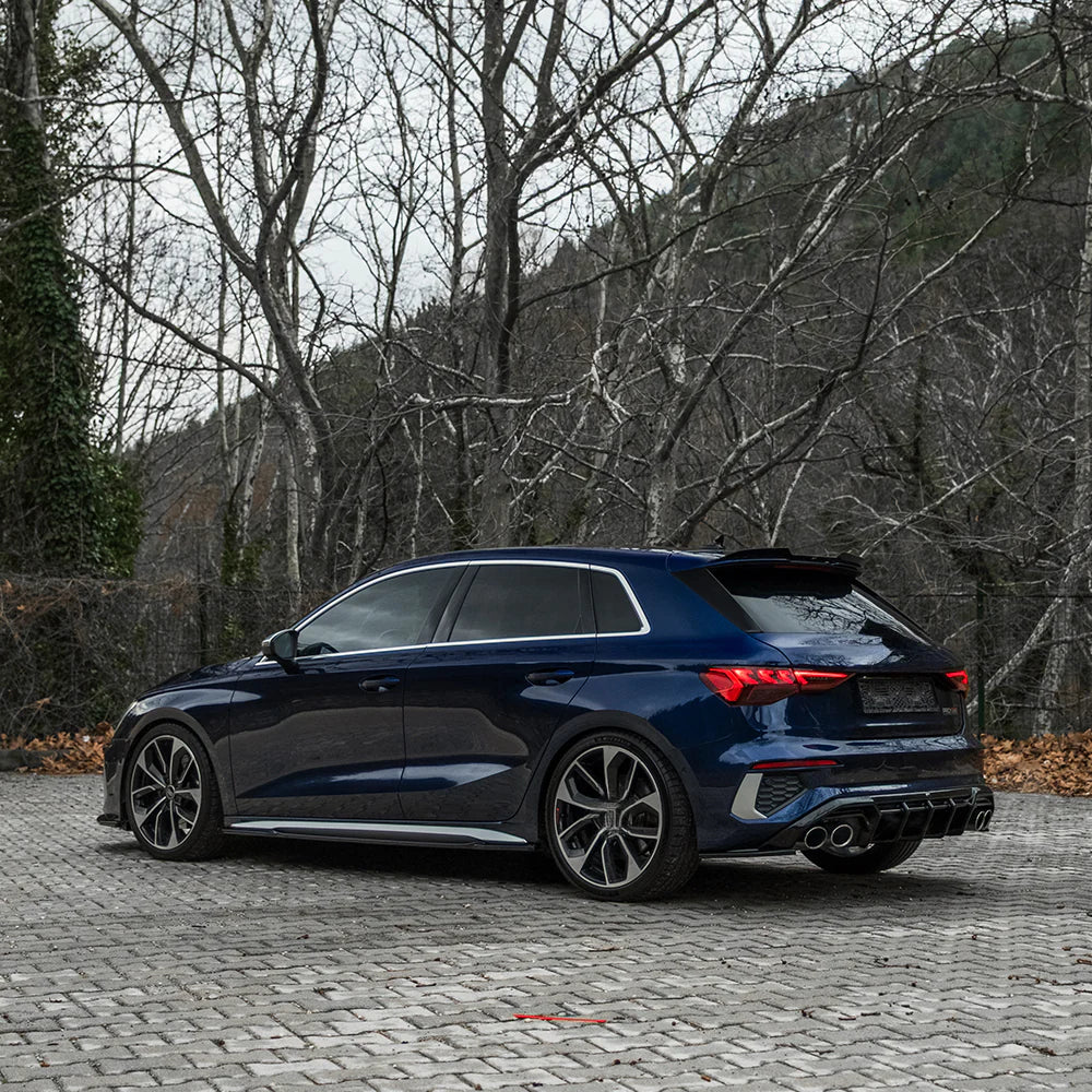 💫ART.1906 DIFFUSORE A3 8Y 2020+ SLINE S3 BERLINA + SPORTBACK NERO LUCIDO💫