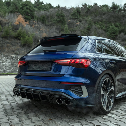 💫ART.1906 DIFFUSORE A3 8Y 2020+ SLINE S3 BERLINA + SPORTBACK NERO LUCIDO💫
