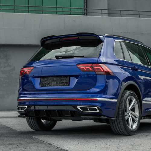 💕 Diffusore  VWTiguan R-Line Mk2 Facelift 2020-2024 NERO LUCIDO💕