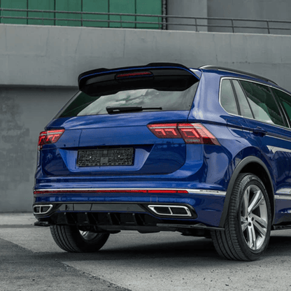 💕 Diffusore  VWTiguan R-Line Mk2 Facelift 2020-2024 NERO LUCIDO💕