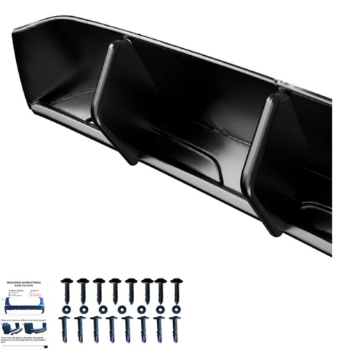 💕 Diffusore  VWTiguan R-Line Mk2 Facelift 2020-2024 NERO LUCIDO💕