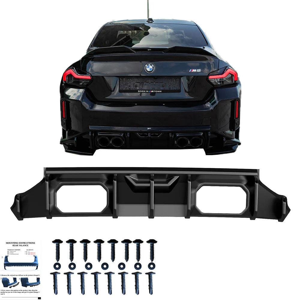 🔥REAR DIFFUSER COMPATIBLE WITH BMW M2 G87 2023+🔥