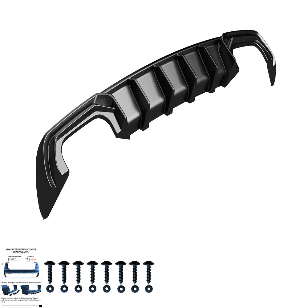 💫ART.10232 Diffusore Posteriore per AUDI A3 Sedan 8V Facelift 2016-2020💫