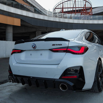 🔥DIFFUSORE SERIE 4 G26 GRAND COUPÉ M-PACK / M440I 2021+ NERO LUCIDO🔥