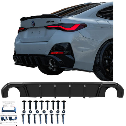 🔥DIFFUSORE  ADATTO PER  BMW 4 Series G26 Grand Coupe 21+ M-Pack 🔥