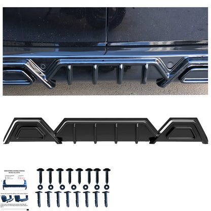 🔥 REAR DIFFUSER PER VW TRANSPORTER T7 2024+ / FORD TRANSIT CUSTOM MK2 2023+ 🔥