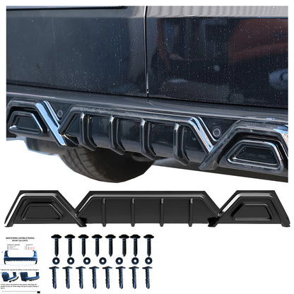 🔥 REAR DIFFUSER PER VW TRANSPORTER T7 2024+ / FORD TRANSIT CUSTOM MK2 2023+ 🔥