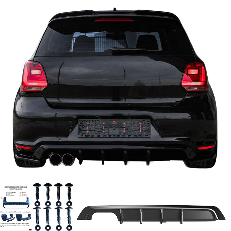 💫ART.7751 Diffusore Posteriore per VW Polo GTI Mk5 2009-2014💫