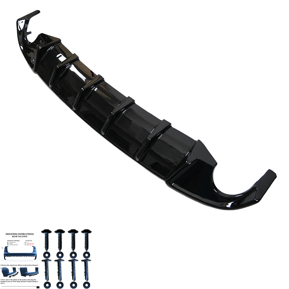 💫ART.7369 Diffusore Posteriore per VW Golf Mk6 GTI / GTD 2008-2012💫