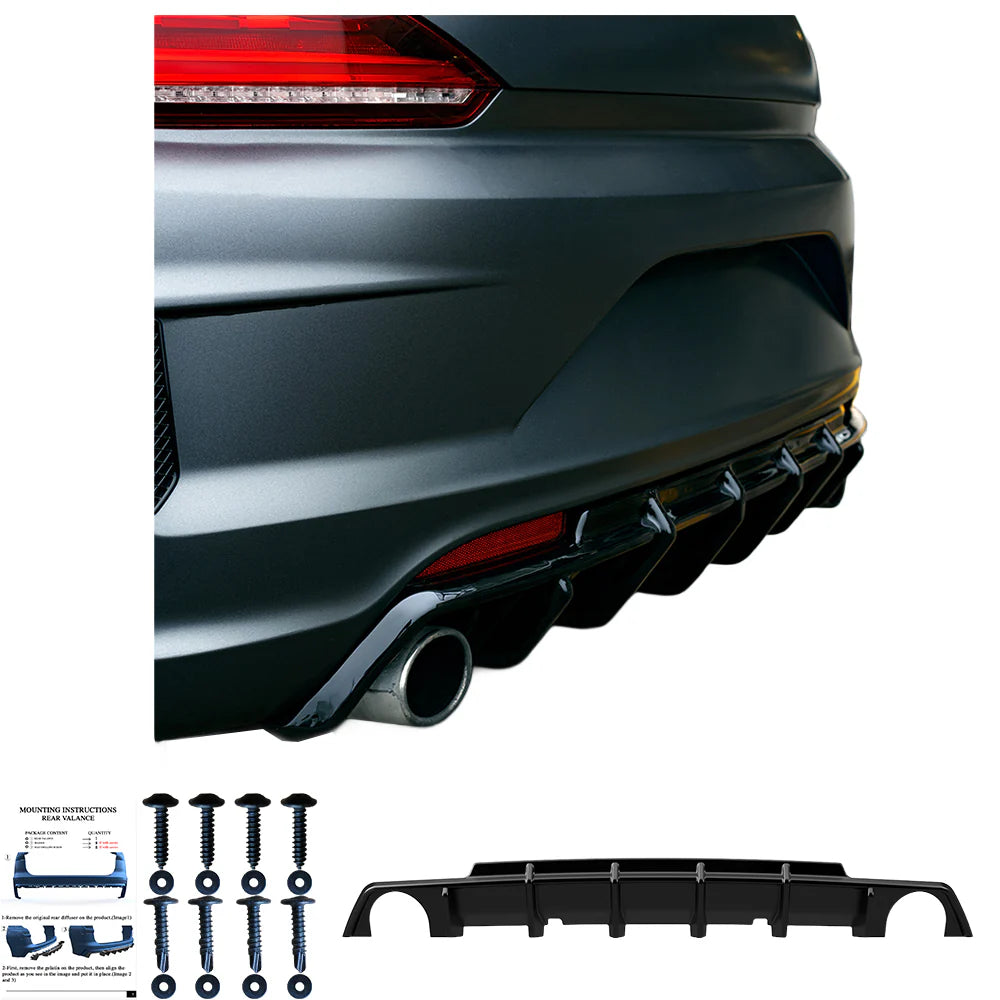 💫ART.7361 Diffusore Posteriore per VW VOLKSWAGEN Scirocco R Mk3 Facelift 2014-2017💫 (Copia)