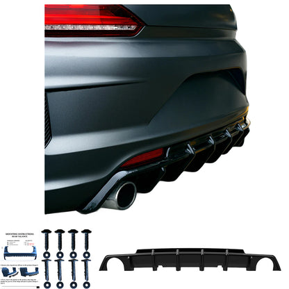 💫ART.7361 Diffusore Posteriore per VW VOLKSWAGEN Scirocco R Mk3 Facelift 2014-2017💫 (Copia)