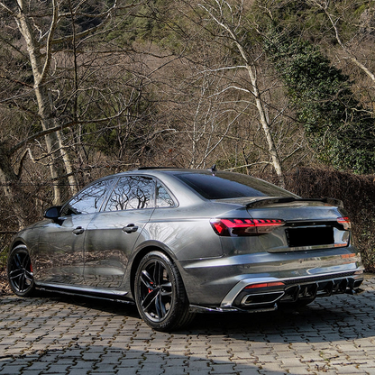 💫ART.9591 Diffusore Nero Lucido - AUDI A4 S-Line/S4 Facelift 2019-2024💫