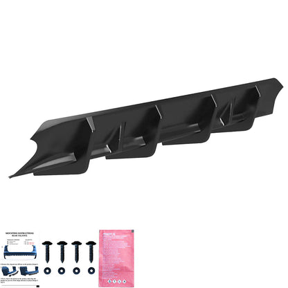 💫ART.9591 Diffusore Nero Lucido - AUDI A4 S-Line/S4 Facelift 2019-2024💫